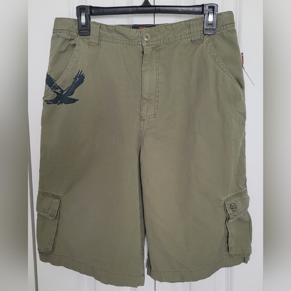 No Boundaries Boys Tan Cargo Shorts Size 16H NWT